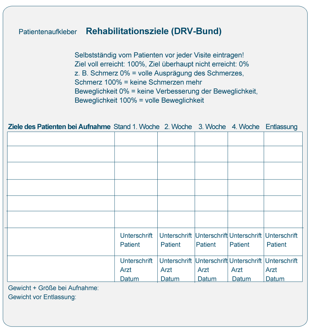 Praxisbeispiel 13a: Wöchentliche Dokumentation der Zielannäherung